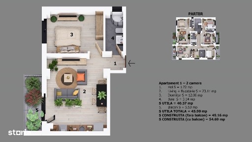 Apartament 3 camere | strada Maramures | Parcul Unirii | Proiect nou