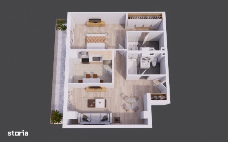 Unele apartamente iti ofera spatiu. Altele - o perspectiva.