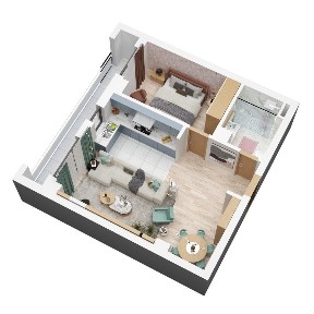 Vedere La Mare-Finalizat!Mamaia-2 camere la cheie Solid Mamaia Cazino