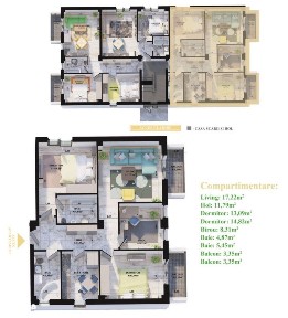 SE VINDE Apartament cu 4camere+boxa+3locuri de parcare, in Falticeni