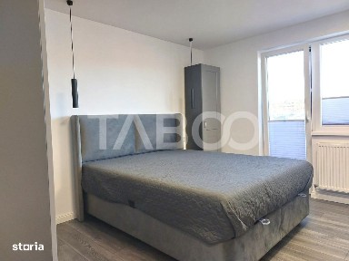 Apartament 2 camere decomandate 43 mp renovat modern balcon Cisnadie