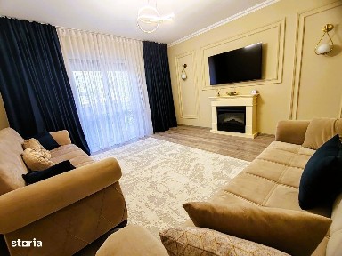 Ap.3 camere | P-90 mp + curte 45 mp | Mobilat si Utilat Premium | Top