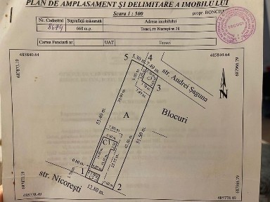 Casa Tecuci teren 670mp+anexe/2 iesiri strada Nicoresti-Andrei Saguna