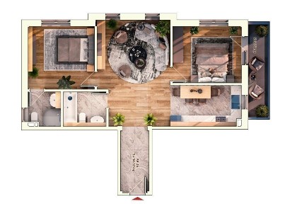 Apartament 3 Camera, 70 mp, 2 Bai, Semifinisat, Zona Dorobantilor