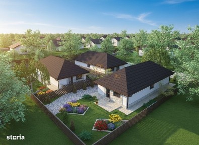Casa indivuala, 4 camere, eficienta energetic, Comuna 1 Decembrie