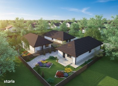 Casa indivuala, 4 camere, eficienta energetic, Comuna 1 Decembrie