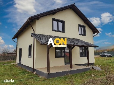Casă nouă P+M, 5 camere, încălzire pardoseală, Alba-Micești, stânga