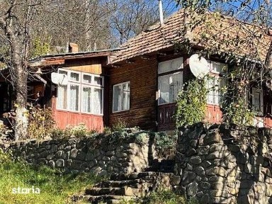 Vand casa cu dependinte si livada in comuna Gura Teghii, la DJ 203k