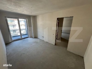 Apartament 2 camere semifinisat, 56 mp cu balcon de 8 mp, in Gheorghen