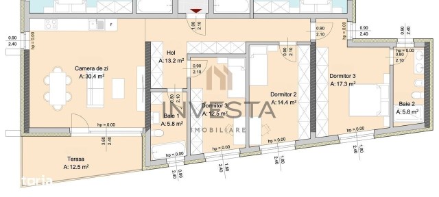 Apartament 4 camere, Marasti - zona The Office, proiect premium