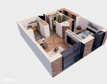 RECO Apartament ultracentral cu 2 camere-60mp-bloc boutique