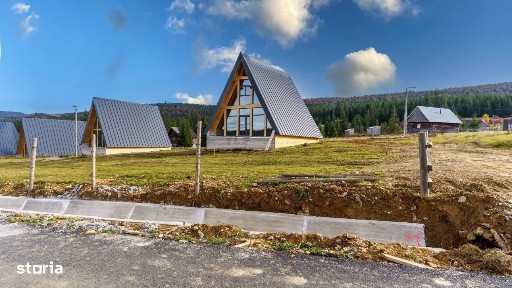 Cabana A-Frame, finisata, Smida, comision 0
