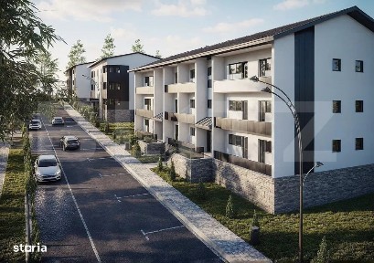 Apartament cu 3 camere, 74 mp, bloc nou, zona Burdujeni