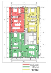 Apartamente noi, etajul 1, zonǎ centrală