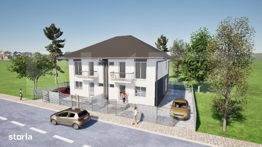 Duplex cu 3 dormitoare, 3 bai si teren de 220 mp la doar 155.000 euro