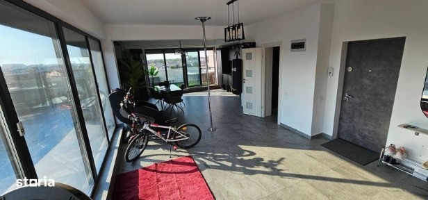 penthouse 110m2 full open space, 2 locuri parcare, Bragadiru IF