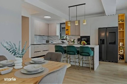 Doua dormitoare cu bai proprii! Terasa cu vedere padure Baneasa 60 mp