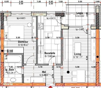 Ap 2 camere / geam la baie/ etaj 2 din 3 / est / 15min Metrou 1 Dec