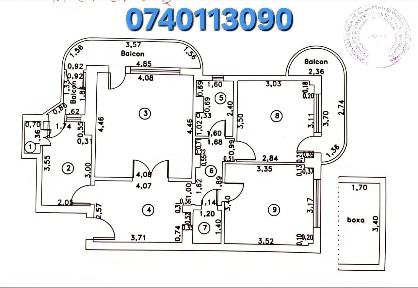 Apartament 3 camere, 70 mp, Ultracentral Brăila