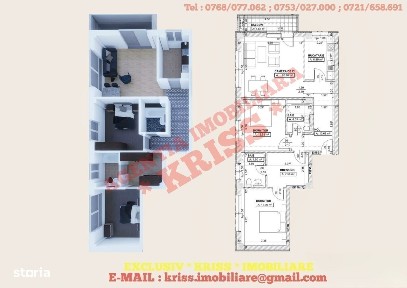 Kriss Imobiliare Apartament 3 Camere TRIVALE Bloc Nou 2026 Comision 0%