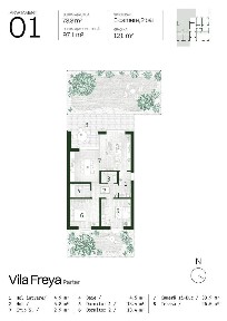 7 apartamente la VILA, ZMO Colina park Paleu, Clasa energetica A+nZEB