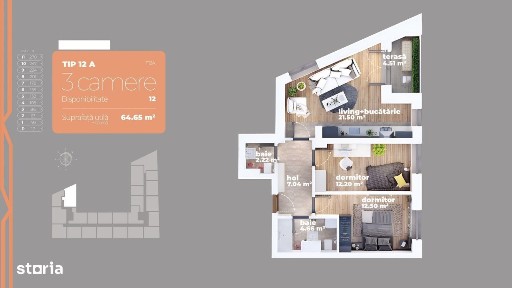 Titan 3 camere semidecomandat 65 mp vis-a-vis AUCHAN TITAN