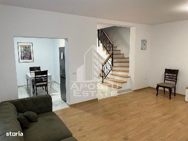 Duplex de inchiriat cu 5 camere, 3 bai, pe 2 Nivele, gradina proprie