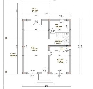 Casa 4 camere 130mp + 500mp teren zona