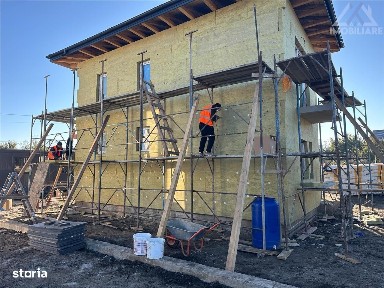 Casa 4 camere Miroslava,Teren 500 mp,Incalz pard,Izolatie Vata bazalti