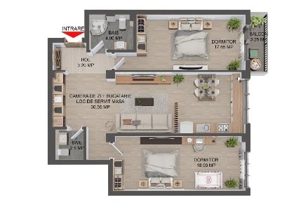 Apartament NOU 3 Camere 74mp Valea Lupului Intabulate 2025 Loc parcare
