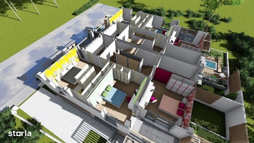 Vila stil duplex 6 camere 4 bai Bulgarus Prelungirea Ghencea