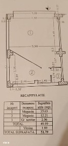 SPATIU COMERCIAL 50 MP IASI CENTRU CIVIC LA BULEVARD