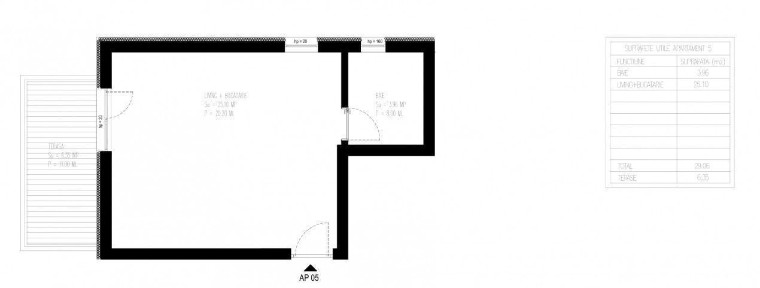 Garsoniera Open space/Cartierul Independentei