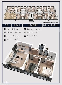 Apartament 3 camere, dezvoltator, Militari, fara comision