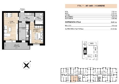 2 camere Pipera I direct dezvoltator I Pipera Plaza