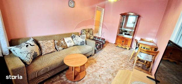 Apartament 2 camere, etaj 2, centrala proprie, balcon - zona Fortuna