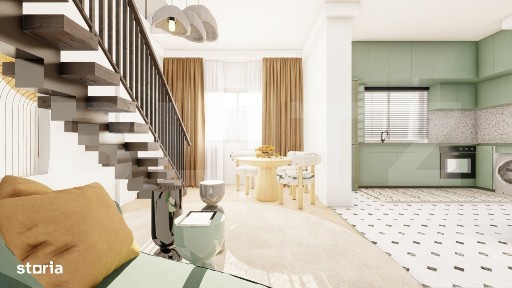 PENTHOUSE DUPLEX- 2 NIVELE + MANSARDĂ LA ROSU REDIU GRADINITA KIK