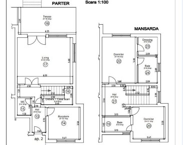 Duplex Mosnita - 116 mp utili cu teren de 443 mp