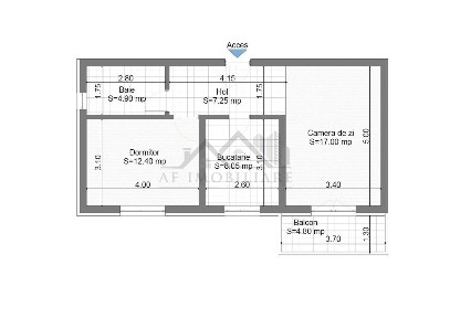 Apartament 2 camere cu loc parcare Valea Lupului