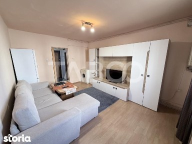 Garsoniera mobilata si utilata la etaj 2 zona Broscarie Sibiu