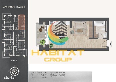 Titan Garsoniera decomandata 44 mp la 8 min. metrou N.Teclu