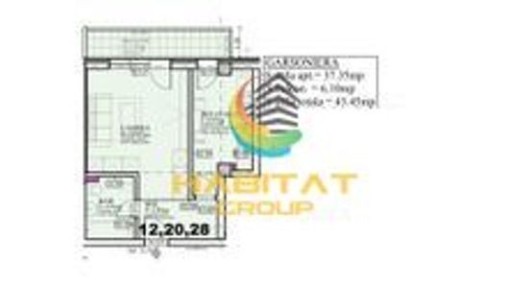 Titan Garsoniera decomandata 44 mp la 5 minute Parcul Teilor