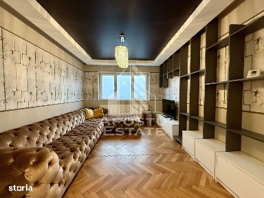 Apartament 3 camere, renovat si mobilat modern, centrala proprie