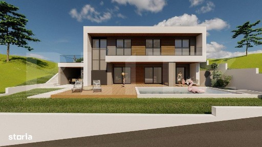 Casa moderna, 4 camere, 115 mp, in constructie, cu finalizare in septe