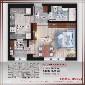 Garsoniera ideala pt investitie Titan Pallady Metrou Nicolae Teclu