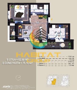 Titan 2 camere 50 mp + terasa 13 mp vis-a-vis Parcul Teilor