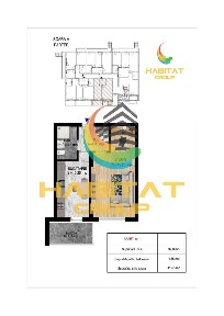 Pallady - Garsoniera, decomandat, 41.55 mp, metrou N. Teclu