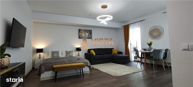 Se inchiriaza garsoniera utilata si mobilata, de 39 mp, in Zona Coresi