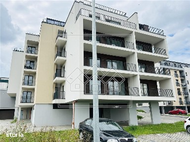 Apartament 2 camere, intabulat, terasa mare, bloc nou, zona buna