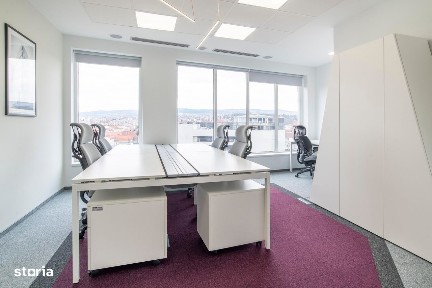 Spațiu de birou privat pentru 15 persoane în Regus Business Plaza